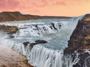 Gullfoss Island severdighet attraksjon Golden Circle Route